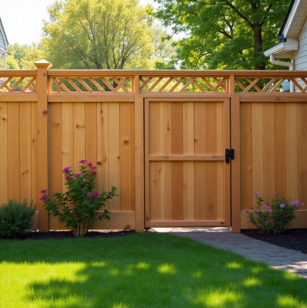 Fence installation Niagara Region - cedar privacy fence by JMC Exteriors